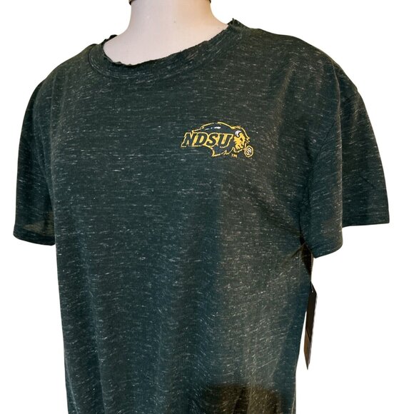 NDSU Bison Colosseum Tie Shirt  Womens New NCAA - Picture 2 of 4